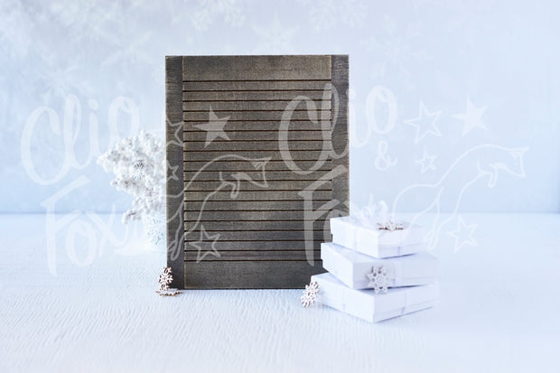 Winter Blank Letterboard